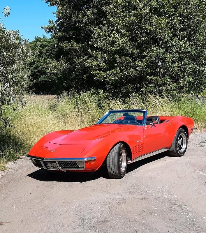 Rot Gebraucht 1970 Corvette C3 Cabrio | 45.500 € - Bild 1/4