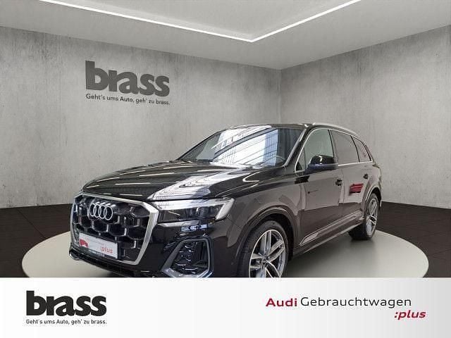 Mythosschwarz metallic Gebraucht 2024 Audi Q7 S-Line SUV | 69.300 € (Guter Preis) - Bild 1/4
