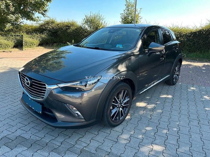 Machine grey Gebraucht 2017 Mazda CX-3 Sports-Line SUV | 16.990 € (Fairer Preis) - Bild 1/4
