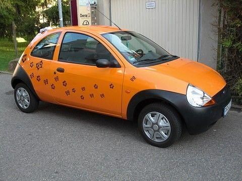 Gebraucht Ford Ka 60 PS (44 kW) 1999 Orange Kleinwagen