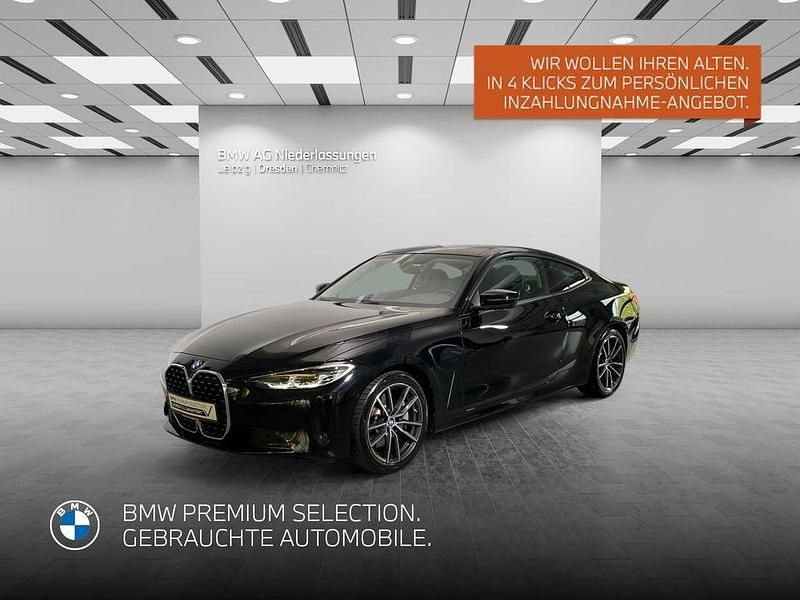 Schwarz Gebraucht 2022 BMW 430 Sport Line Coupé | 39.111 € (Superpreis) - Bild 1/4