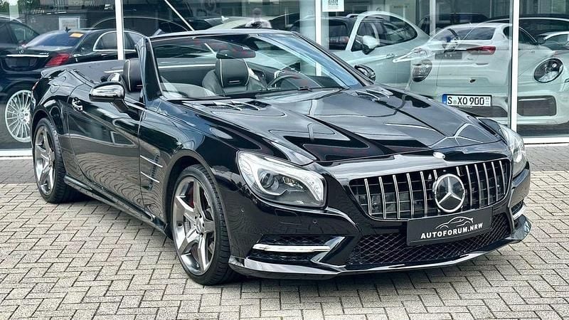Schwarz Gebraucht 2014 Mercedes SL350 AMG line Cabrio | 39.800 € (Fairer Preis) - Bild 1/4