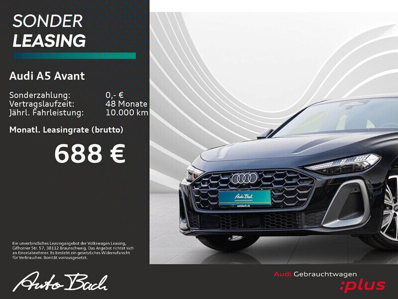 Mythosschwarz metallic Gebraucht 2024 Audi A5 S-Line Coupé | 56.890 € (Guter Preis) - Bild 1/4