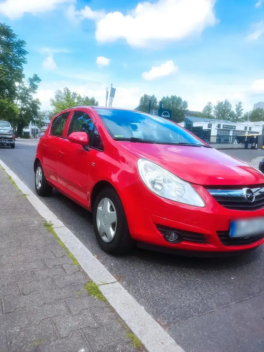 Gebraucht Opel Corsa 80 PS (58 kW) 2007 Rot Kleinwagen