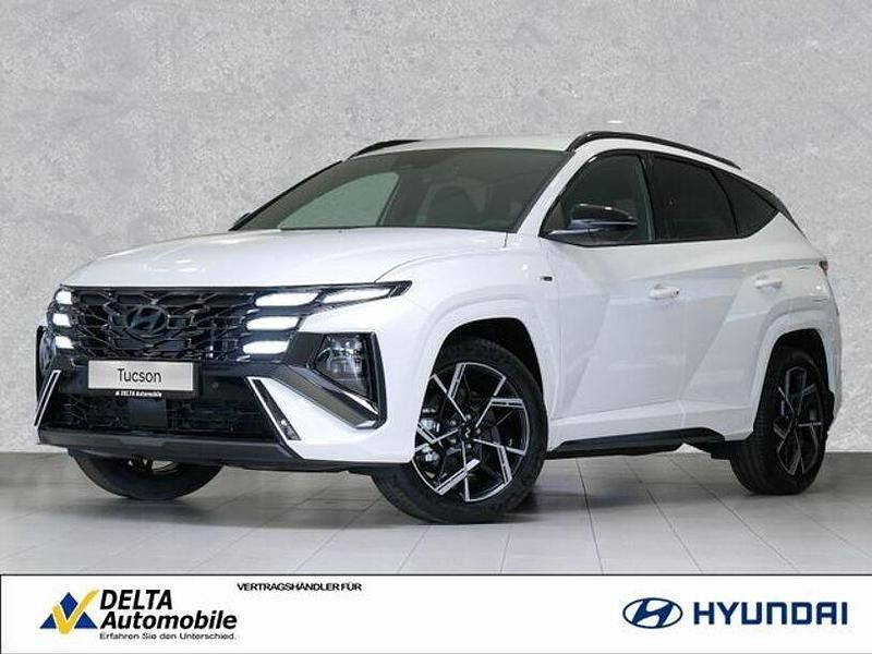Atlas white / sol Gebraucht 2024 Hyundai Tucson N Line SUV | 41.490 € (Fairer Preis) - Bild 1/4