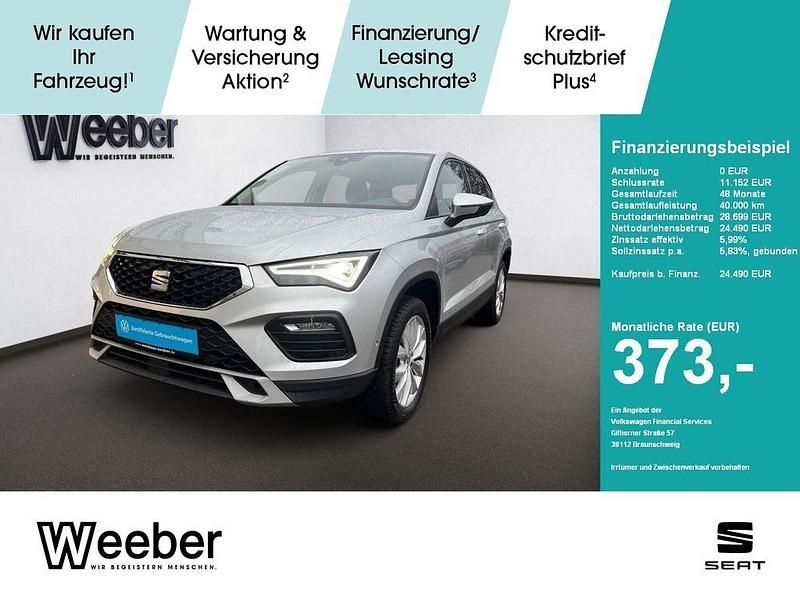 Gebraucht Seat Ateca 4Drive 150 PS (110 kW) 2022 Silber SUV