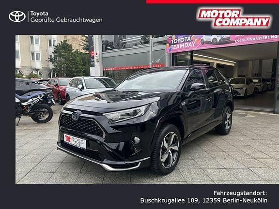 Tiefschwarz mica metallic Gebraucht 2021 Toyota RAV4 Hybrid SUV | 37.990 € (Fairer Preis) - Bild 1/4