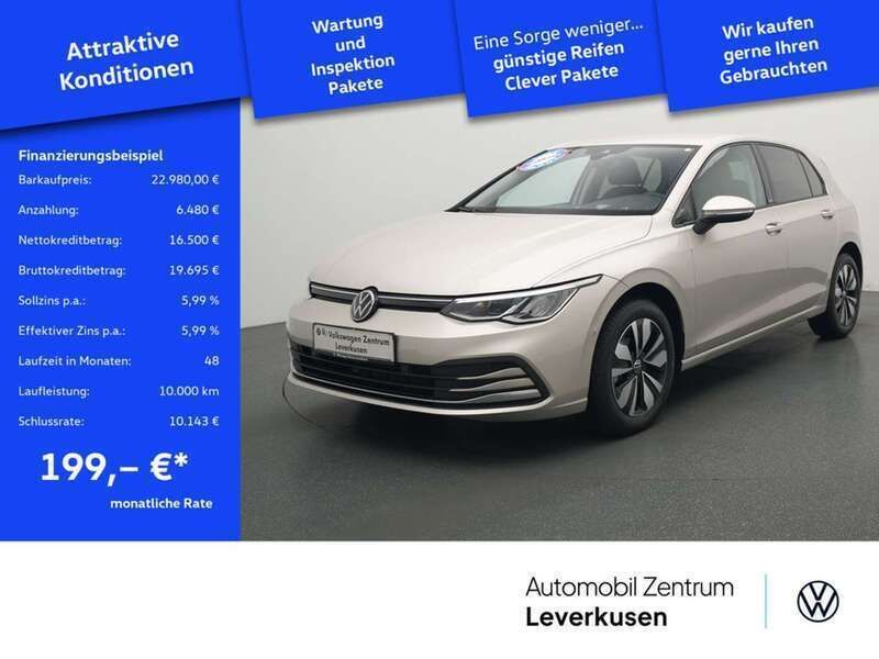 Ivory silver Gebraucht 2024 VW Golf VIII Move Limousine | 22.980 € (Superpreis) - Bild 1/4