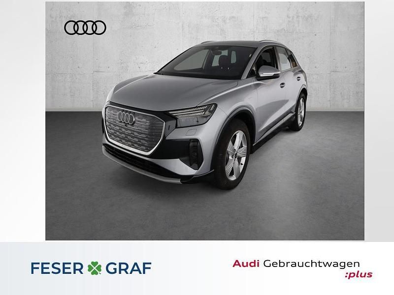 Florettsilber metallic Gebraucht 2024 Audi Q4 e-tron Advanced SUV | 42.990 € (Superpreis) - Bild 1/4