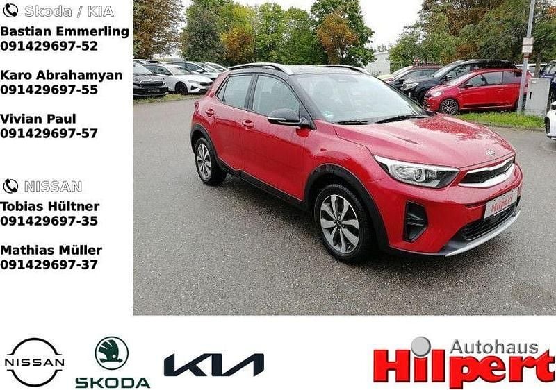 (bbe) signalrot met./schwarz (metallic) Gebraucht 2020 Kia Stonic Vision SUV | 14.440 € (Fairer Preis) - Bild 1/4