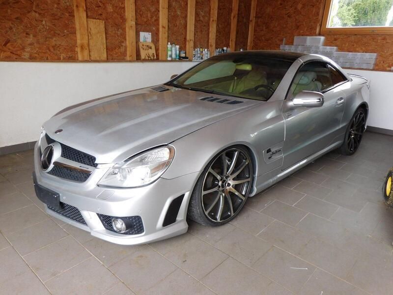 Silber Gebraucht 2002 Mercedes SL55 AMG AMG Cabrio | 36.500 € (Guter Preis) - Bild 1/4