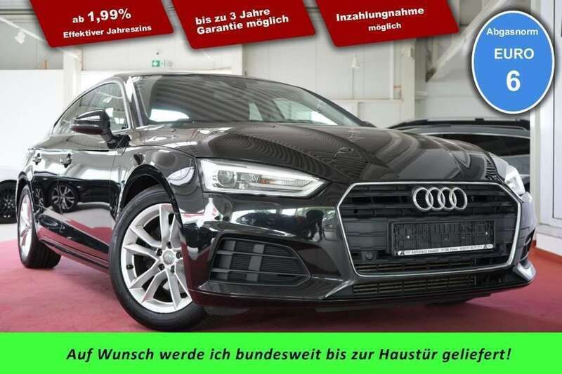 Schwarz Gebraucht 2018 Audi A5 Sportback Comfort Coupé | 16.990 € (Fairer Preis) - Bild 1/4