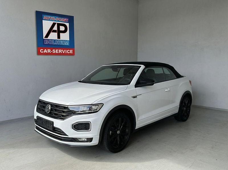 Gebraucht VW T-Roc Cabriolet R-line 150 PS (110 kW) 2021 Weiß Cabrio