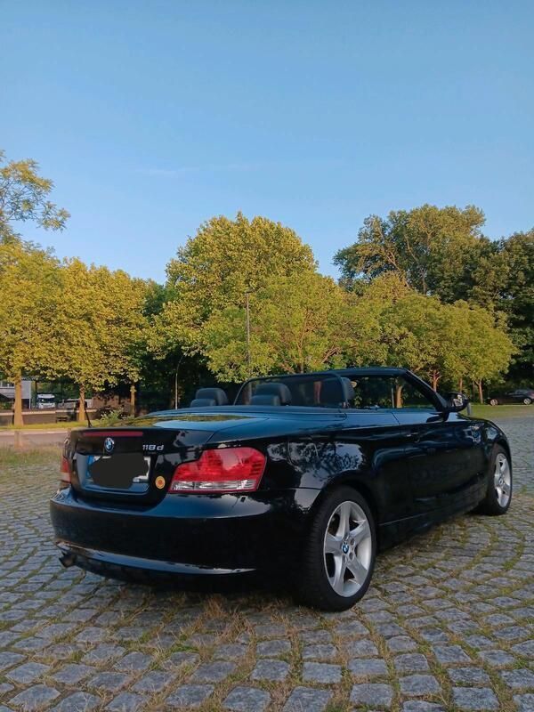 Schwarz Gebraucht 2010 BMW 118 Cabriolet Cabrio | 4.999 € (Superpreis) - Bild 1/4