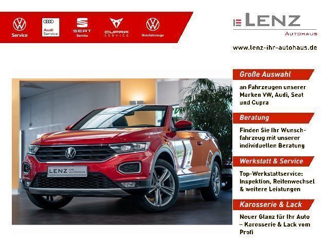Rot Gebraucht 2021 VW T-Roc Cabriolet Style Cabrio | 25.490 € (Fairer Preis) - Bild 1/4