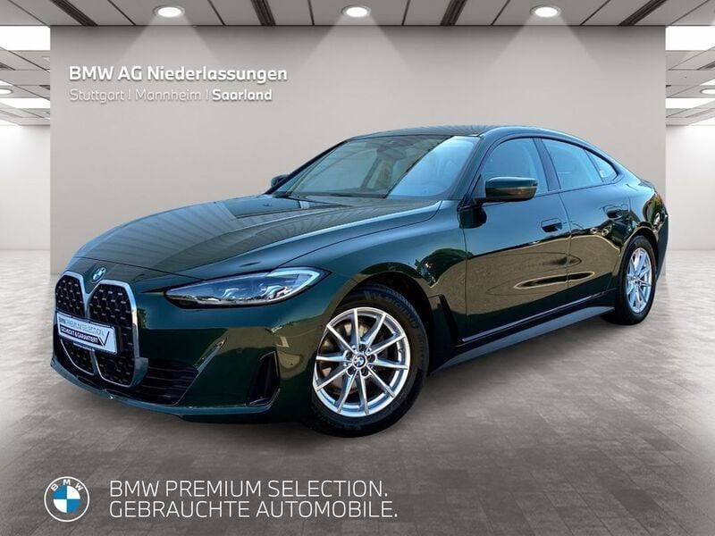 Grün Gebraucht 2022 BMW 420 Gran Coupé Sport Line Coupé | 35.980 € (Guter Preis) - Bild 1/4