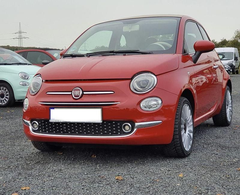 Rot Gebraucht 2018 Fiat 500C Lounge Cabrio | 8.900 € (Guter Preis) - Bild 1/4