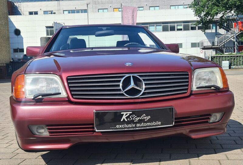 Rot Gebraucht 1991 Mercedes SL500 Cabrio | 17.900 € - Bild 1/4