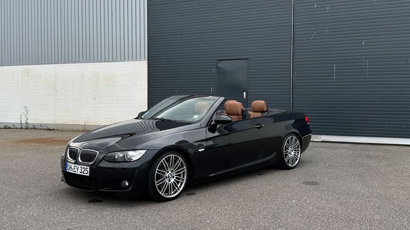 Schwarz Gebraucht 2008 BMW 325 Cabriolet M Sport Cabrio | 15.000 € (Etwas zu teuer) - Bild 1/4
