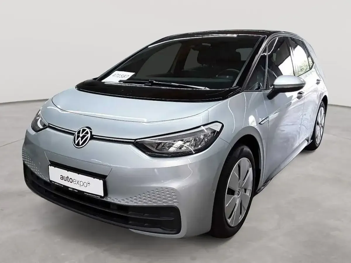 Gebraucht VW ID.3 Pro 106 kW (145 PS) 2022 Scale silver metallic / dach schwarz Kleinwagen