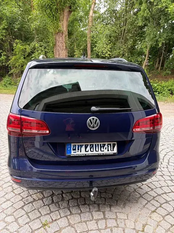 Gebraucht VW Sharan Highline 150 PS (110 kW) 2017 Blau Van / Kleinbus