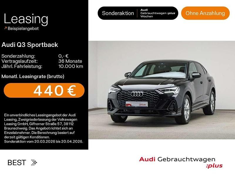 Gebraucht Audi Q3 S-Line 150 PS (110 kW) 2025 Mythosschwarz metallic SUV