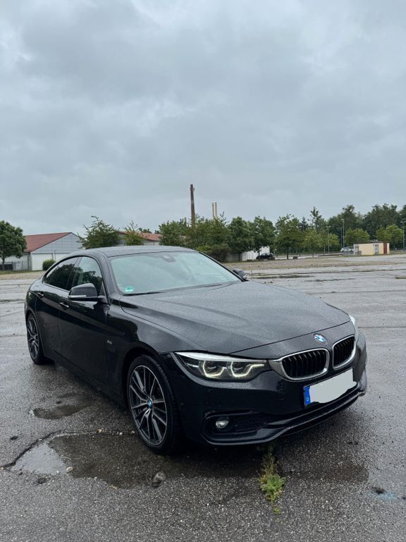Schwarz Gebraucht 2017 BMW 420 Gran Coupé Sport Line Coupé | 20.800 € (Fairer Preis) - Bild 1/4