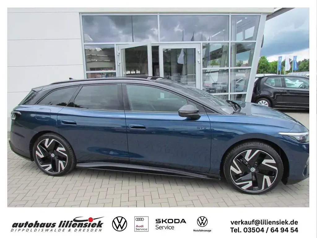 Gebraucht VW ID.7 GTX 250 kW (340 PS) 2025 Blau Kombi