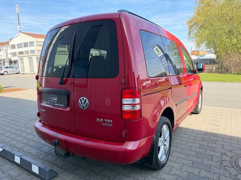 Gebraucht VW Caddy Comfortline 140 PS (102 kW) 2012 Rot Van / Kleinbus