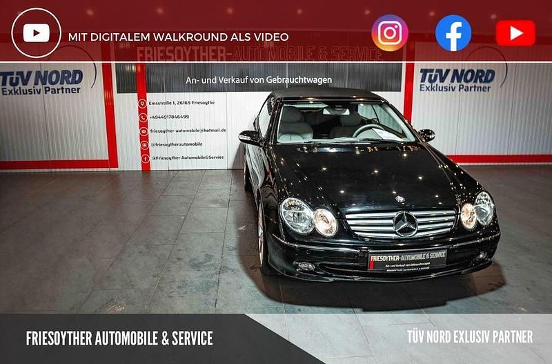 Gebraucht Mercedes CLK200 Elegance 163 PS (119 kW) 2003 Schwarz Cabrio