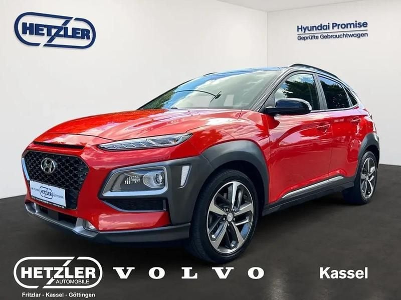 Tangerine comet/phantom black Gebraucht 2019 Hyundai Kona Premium SUV | 19.950 € (Fairer Preis) - Bild 1/1