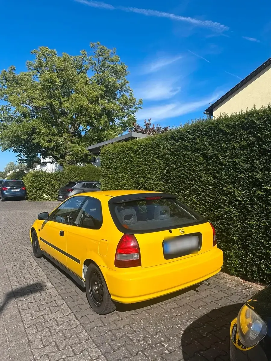 Gebraucht Honda Civic 90 PS (66 kW) 2001 Gelb Kleinwagen