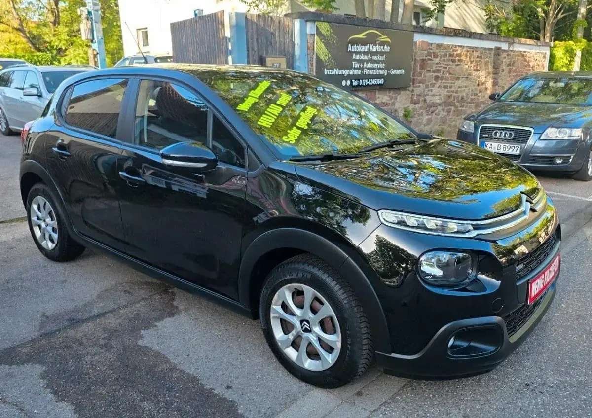 Gebraucht Citroën C3 Feel 82 PS (60 kW) 2017 Schwarz Limousine
