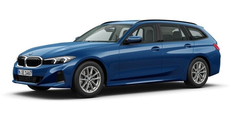 Blau Gebraucht 2024 BMW 318 Shadowline Kombi | 33.880 € (Guter Preis) - Bild 1/4