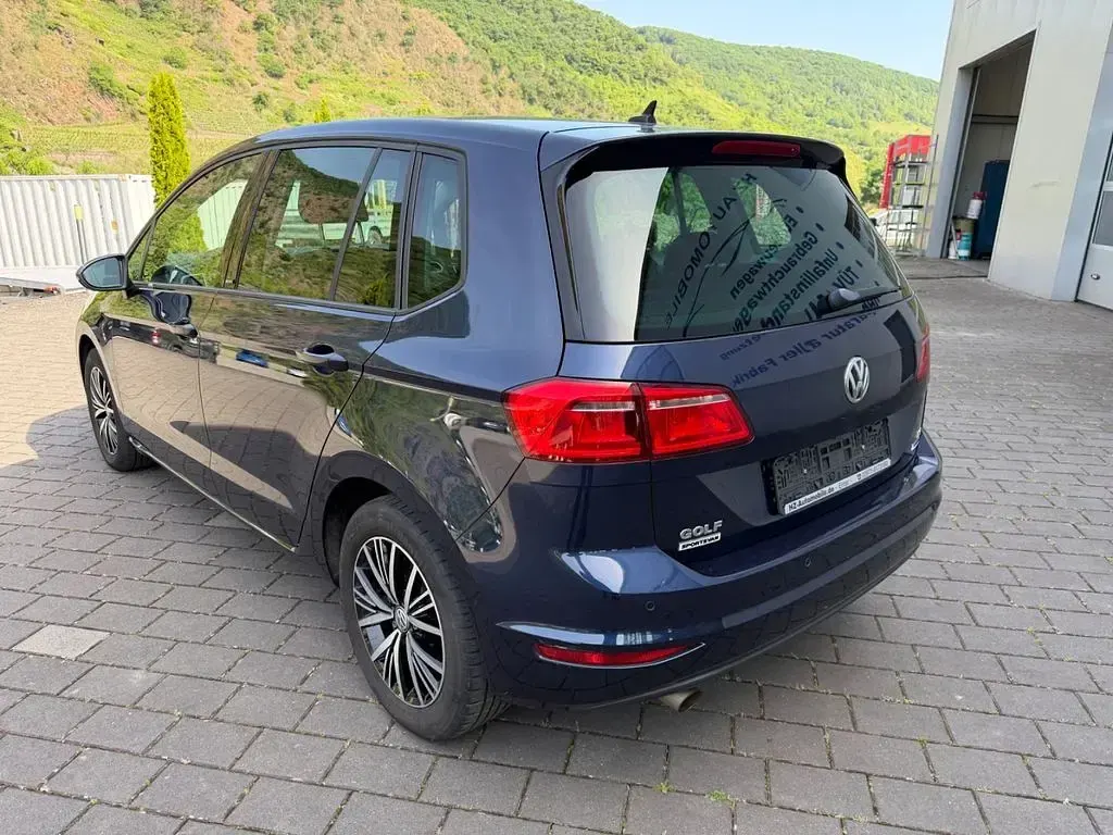Gebraucht VW Golf Sportsvan Allstar 110 PS (80 kW) 2016 Blau Van / Kleinbus