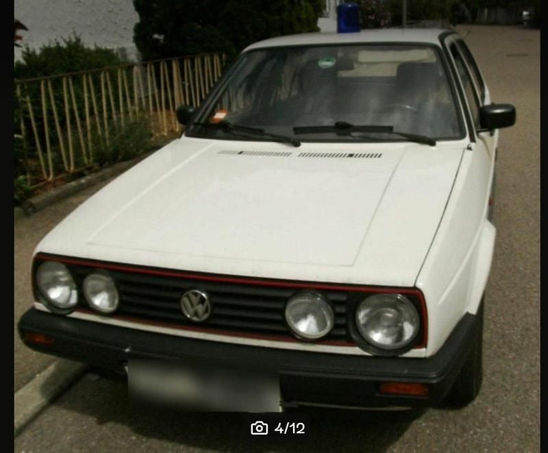 Weiß Gebraucht 1991 VW Golf II Kleinwagen | 1.100 € - Bild 1/4