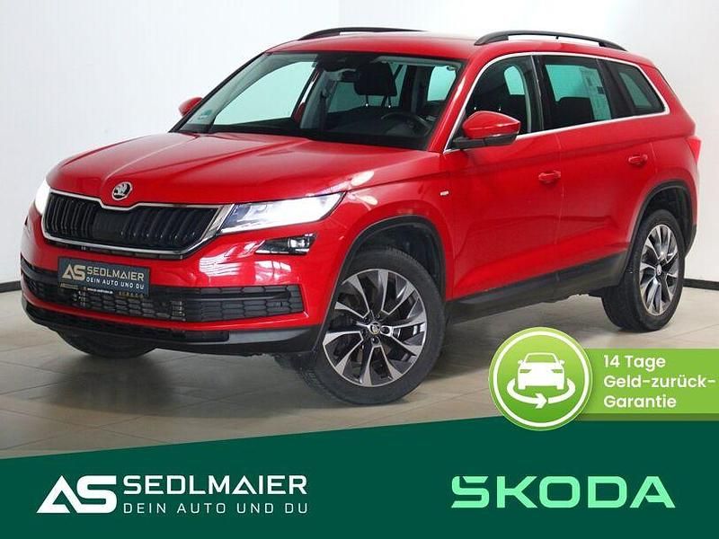 Velvet rot Gebraucht 2020 Skoda Kodiaq Drive SUV | 30.440 € (Fairer Preis) - Bild 1/4