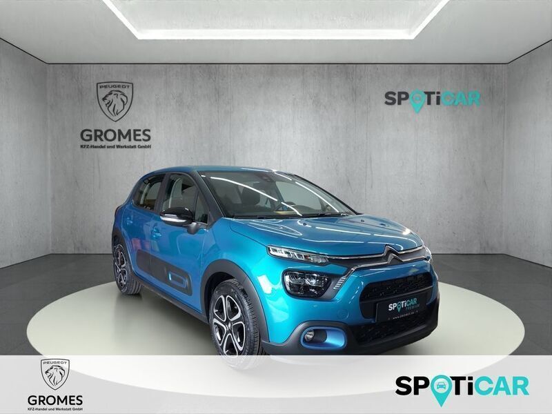 Blau Gebraucht 2021 Citroën C3 Feel Kleinwagen | 11.990 € (Etwas zu teuer) - Bild 1/4