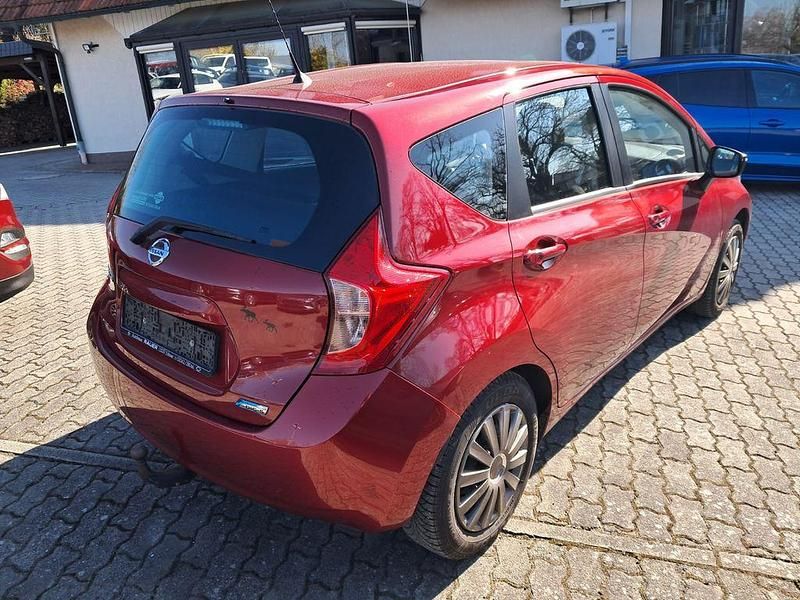Second-hand Nissan Note Acenta 98 CP (72 kW) 2014 Roșu Hatchback