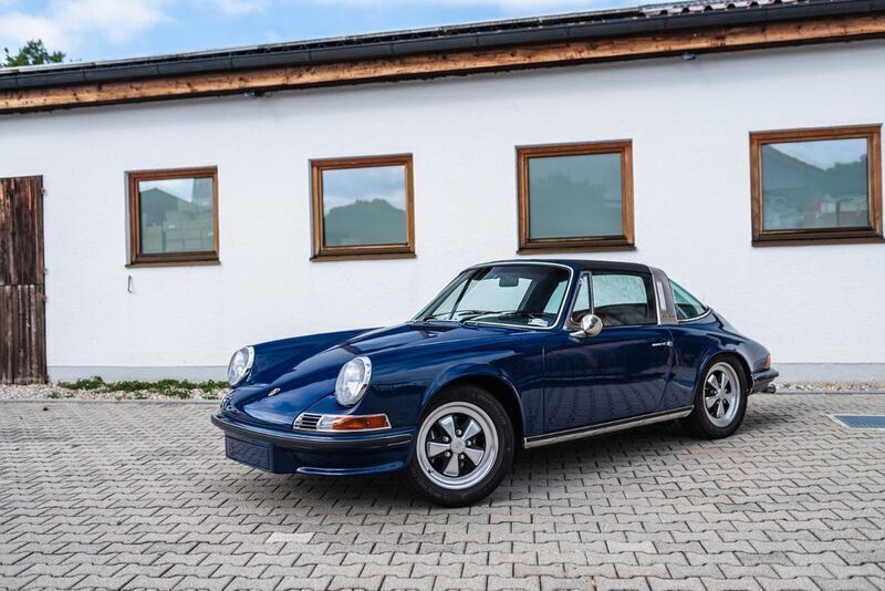 Blau Gebraucht 1971 Porsche 911S Cabrio | 119.000 € - Bild 1/4