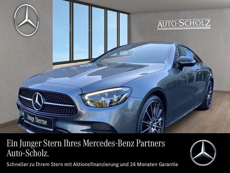 Grau Gebraucht 2021 Mercedes E400 Business Coupé | 52.873 € (Teuer) - Bild 1/4