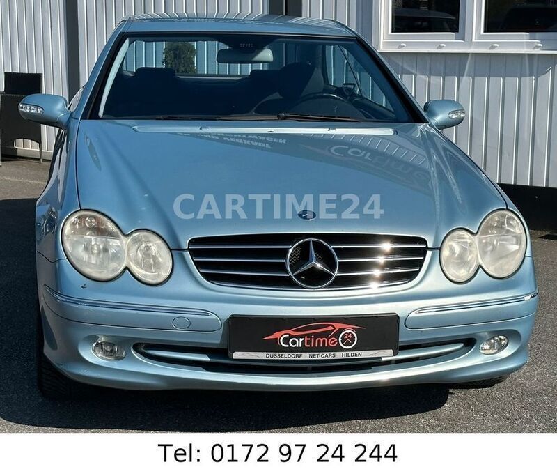 Blau Gebraucht 2002 Mercedes CLK320 Coupé | 3.699 € (Fairer Preis) - Bild 1/4