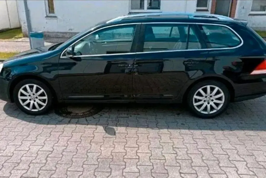 Gebraucht VW Golf V Comfortline 105 PS (77 kW) 2008 Schwarz Kombi