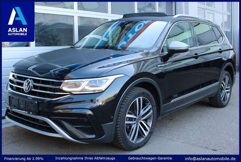 Schwarz Gebraucht 2022 VW Tiguan Allspace SUV | 26.980 € (Teuer) - Bild 1/4