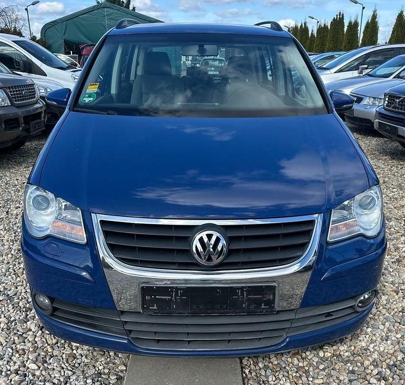 Gebraucht VW Touran Trendline 105 PS (77 kW) 2009 Blau Van / Kleinbus