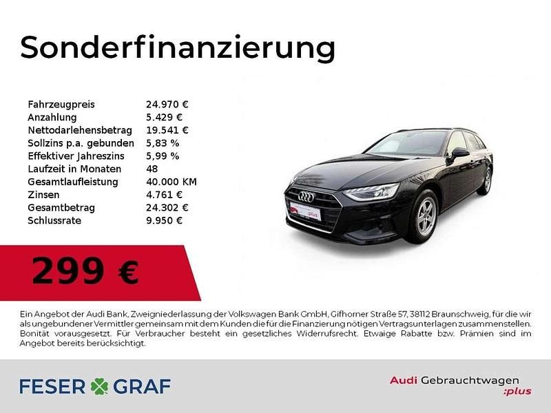 Gebraucht Audi A4 Ambiente 150 PS (110 kW) 2020 Mythosschwarz metallic Kombi