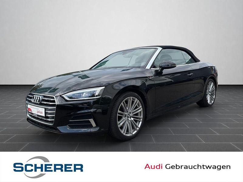 Mythosschwarz metallic Gebraucht 2018 Audi A5 Cabriolet Sport Cabrio | 27.790 € (Guter Preis) - Bild 1/4
