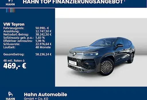 Gebraucht VW Tayron R-line 272 PS (200 kW) 2025 Grau SUV