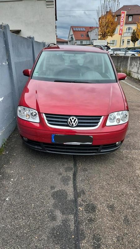 Rot Gebraucht 2005 VW Touran Van / Kleinbus | 1.800 € - Bild 1/4