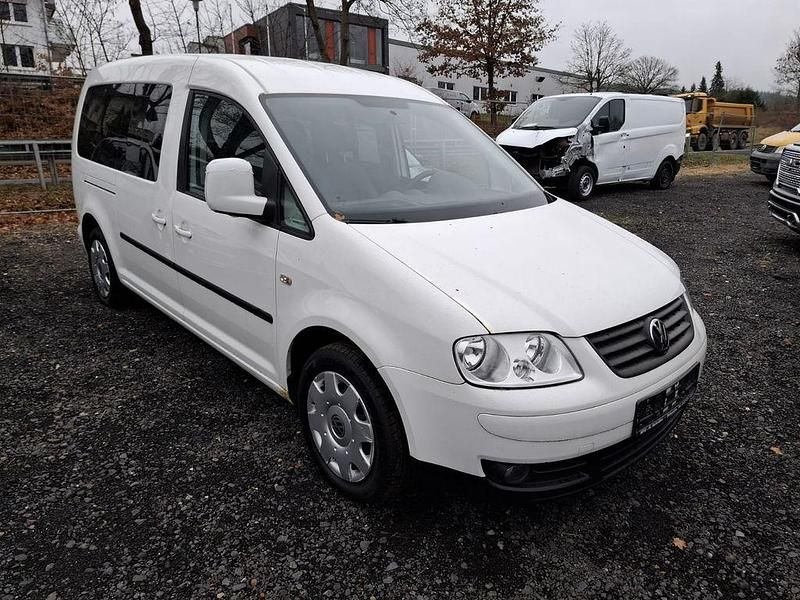 Gebraucht VW Caddy Maxi Life Life 105 PS (77 kW) 2008 Weiß Van / Kleinbus